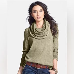 Free People Cowl Neck Pullover